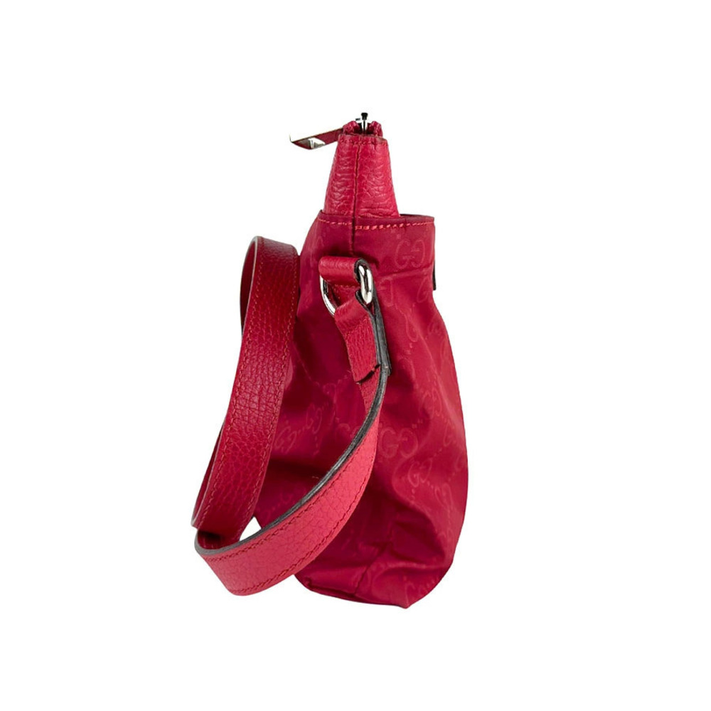 Gucci Messenger Flat Bag Red GG Crossbody Red